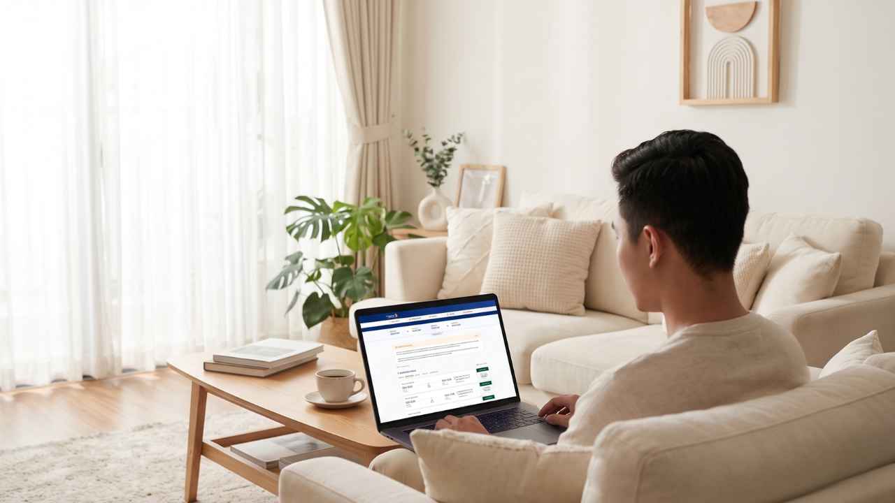 Pencarian tiket Singapore Airlines rute Jakarta–Hanoi di situs web maskapai