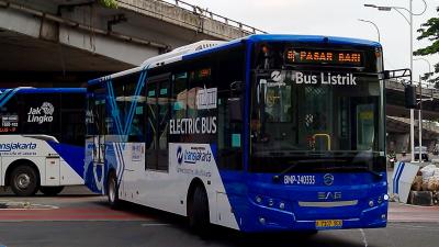 TransJakarta is one of the transportation modes in Jakarta