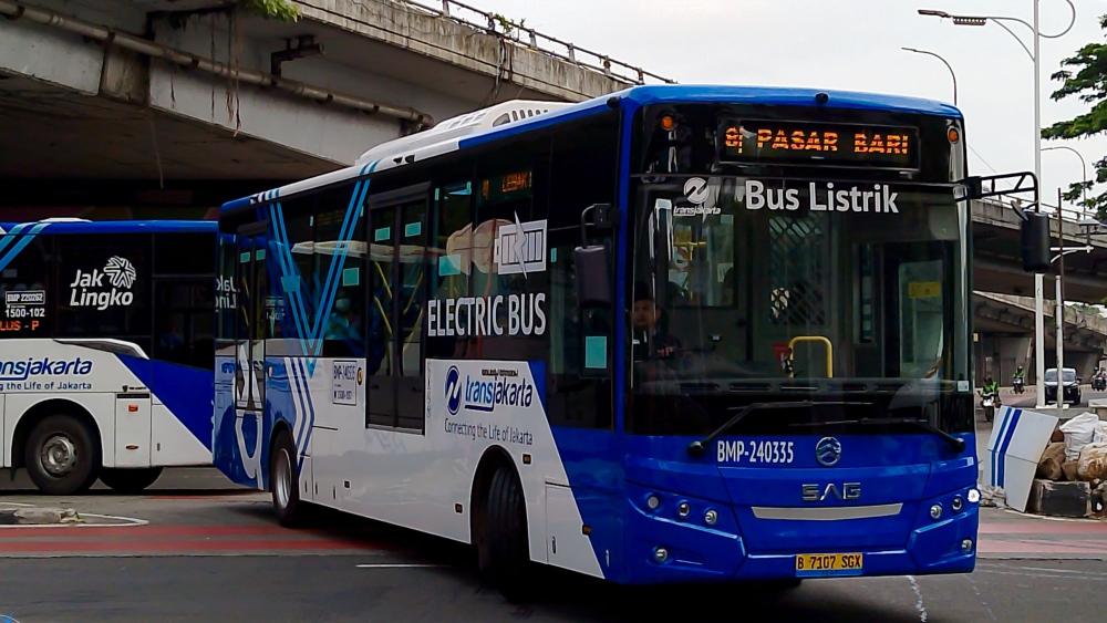 TransJakarta is one of the transportation modes in Jakarta